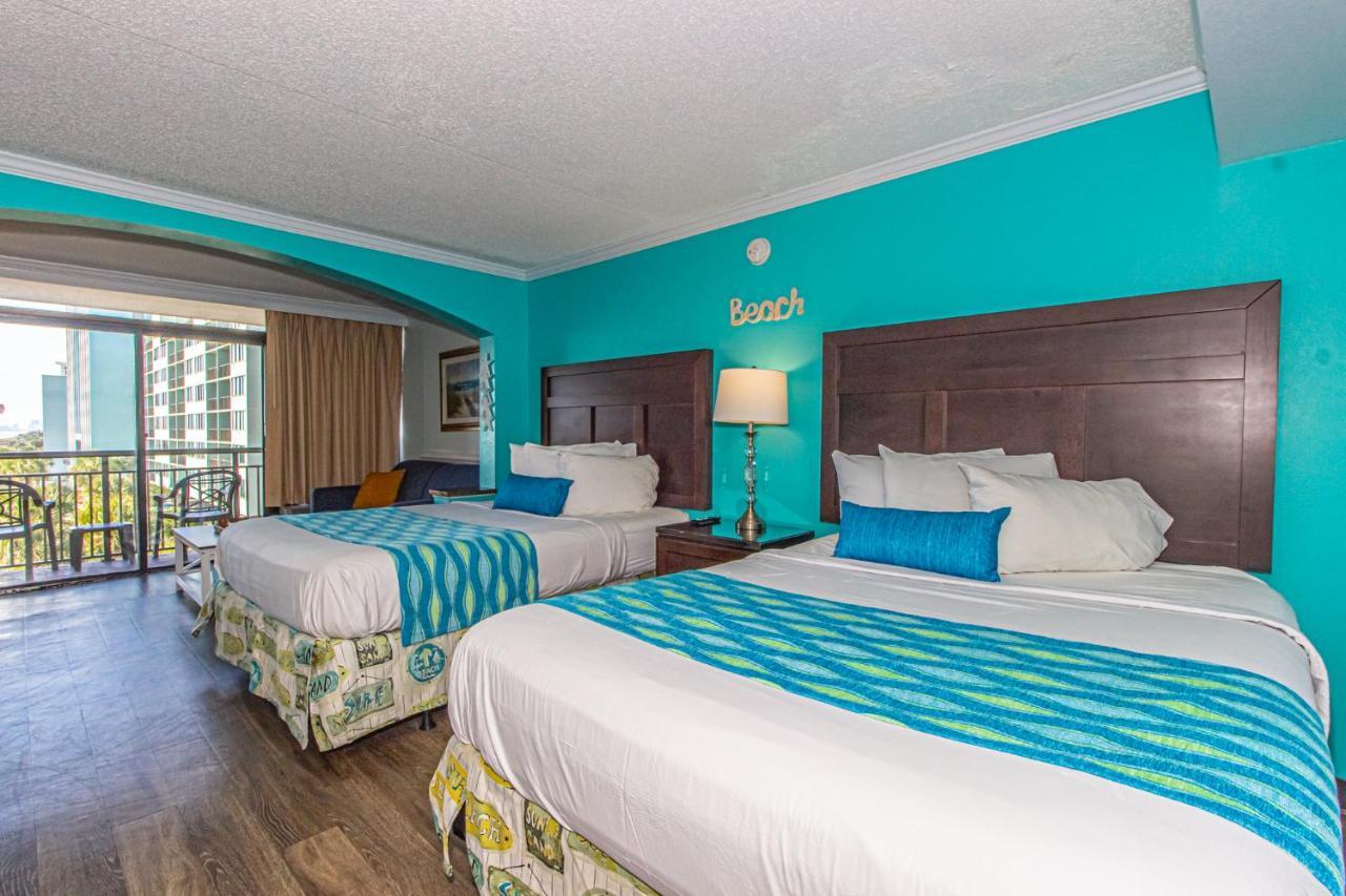 Oversized Ocean View Queen Suite With Beautiful Fireplace And Accents - Sleeps 4 Guests! Мертл-Біч Екстер'єр фото