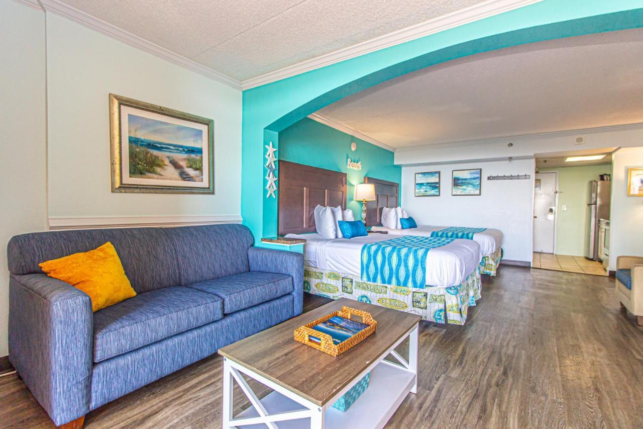 Oversized Ocean View Queen Suite With Beautiful Fireplace And Accents - Sleeps 4 Guests! Мертл-Біч Екстер'єр фото